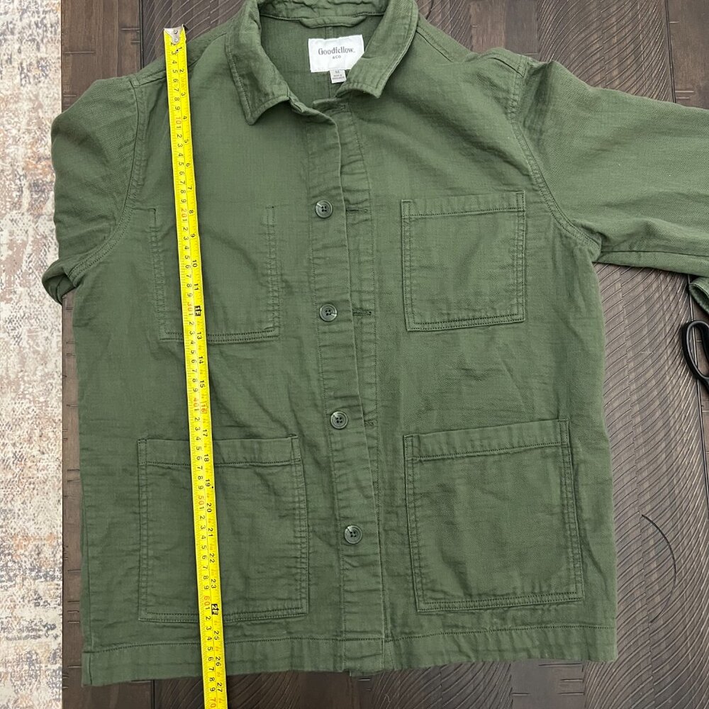 Green Goodfellow & Oo shacket - Picture 3 of 6